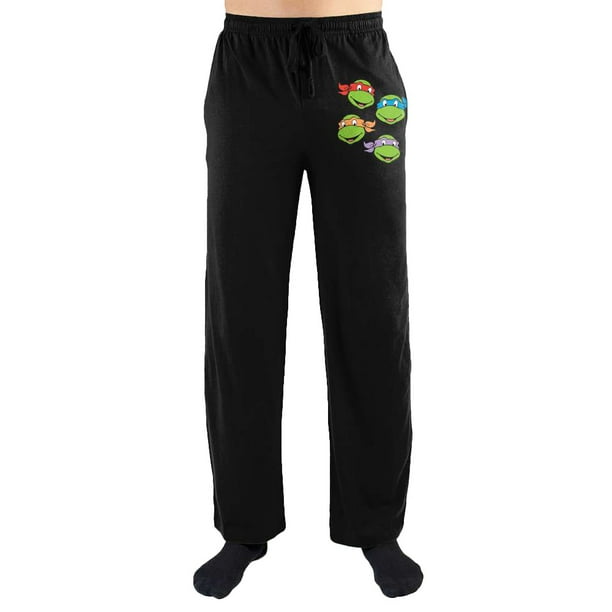Teenage Mutant Ninja Turtles TMNT Four Brothers Print Mens Loungewear Lounge Pants